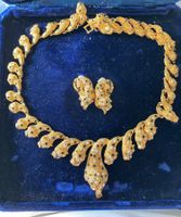 wunderschöne vintage Parure, vergoldet