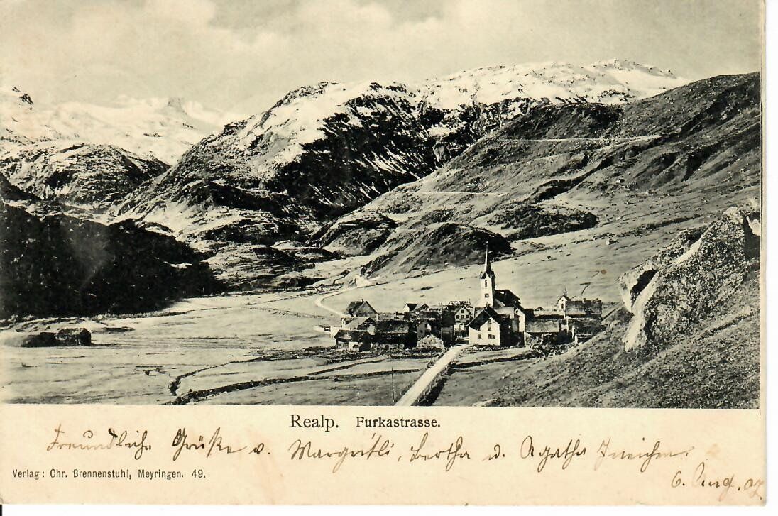 Cartoline postali: Realp 1907 – Usato da Hochdorf venduto da Ziegel-16