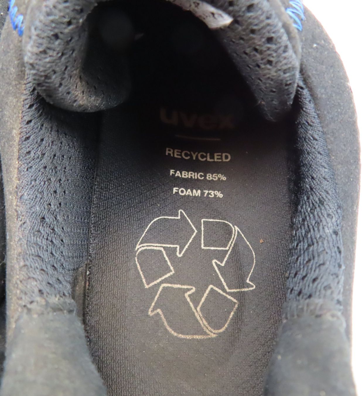 Uvex Scarpe da uomo: Schwarz-Blaue Arbeitsschuhe – Usato da Reinach BL venduto da WBZ-Flohmarkt 8