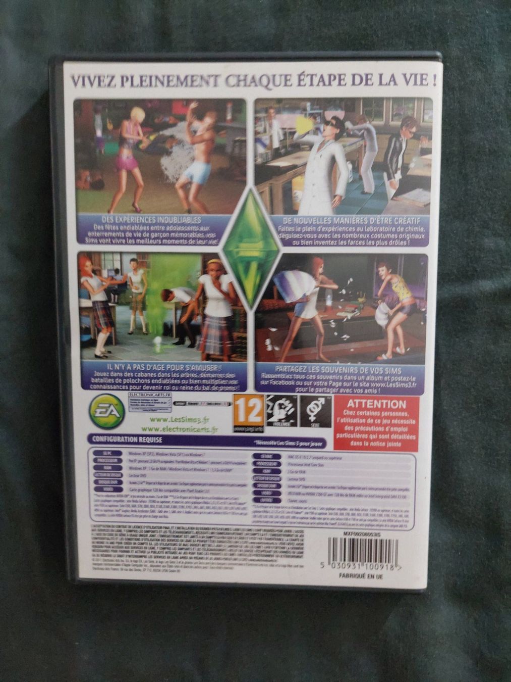 Spiele: Les Sims 3 Additionnel Générations DVD/PC/Mac Comme Neuf – Gebraucht aus Genève von Blu_BD 1