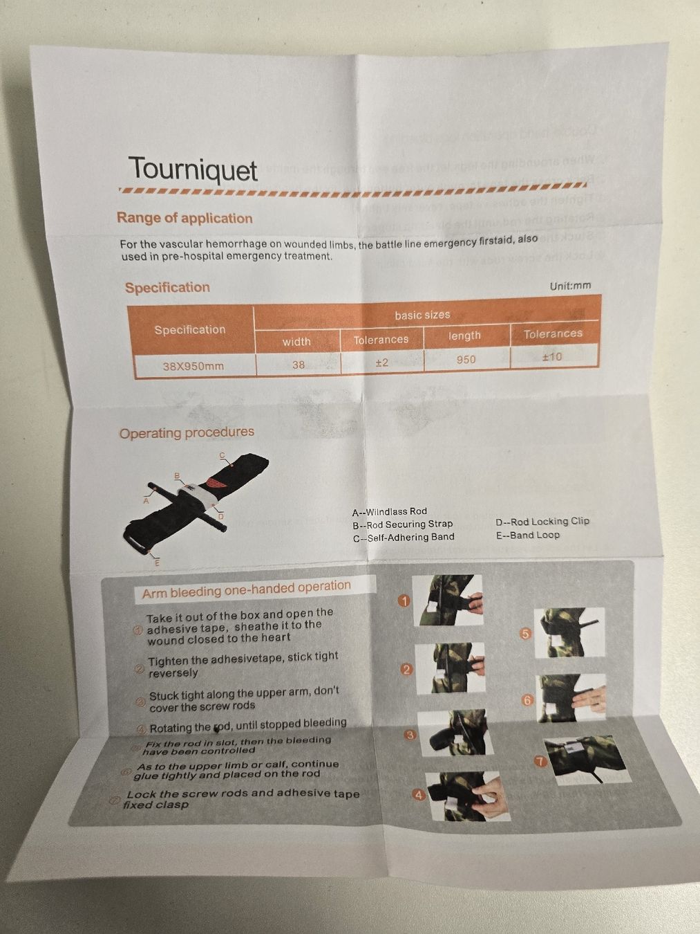 Kit di pronto soccorso: Tourniquet neu und originalverpackt  – Nuovo e nell'imballaggio originale da Tuggen venduto da Zweitechanceboutique 3