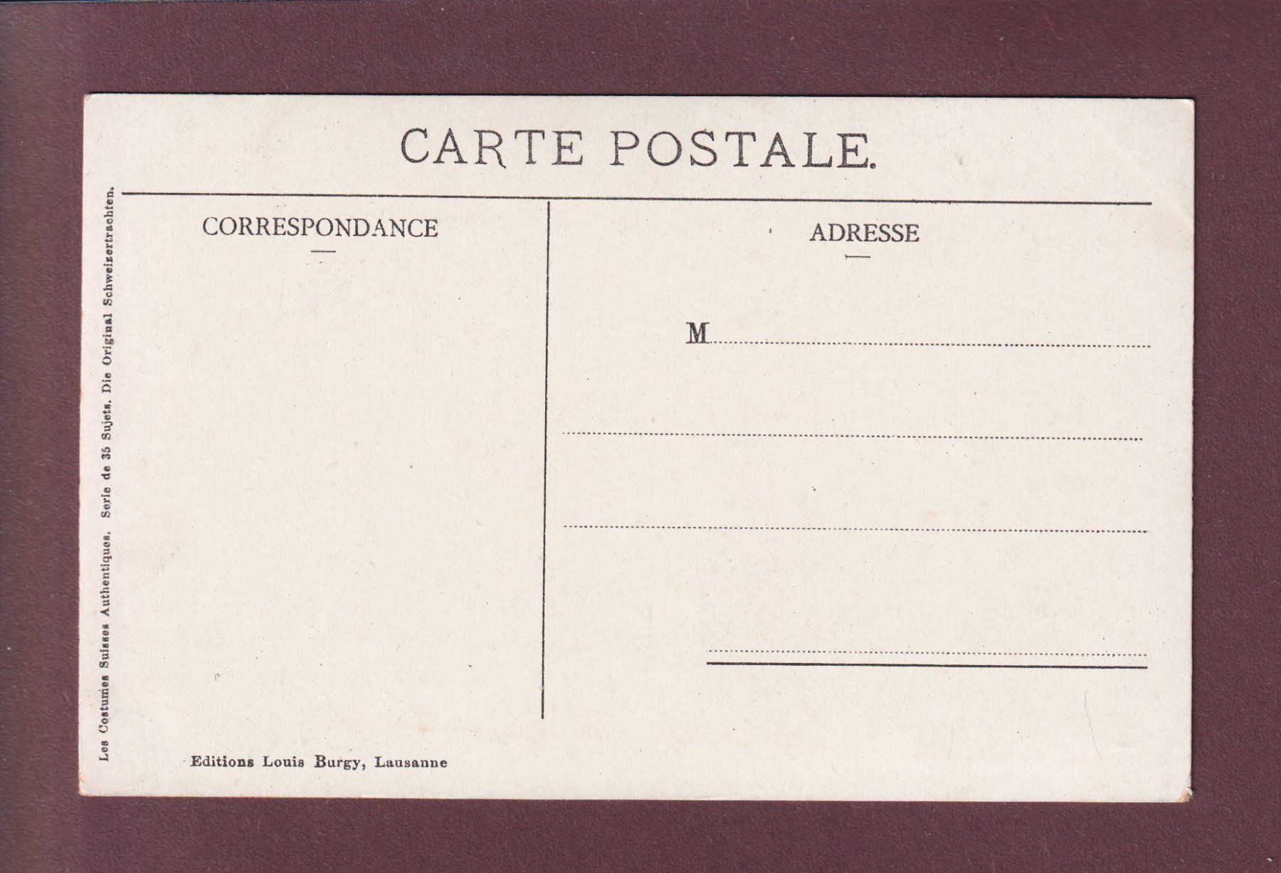 Cartoline postali: SOLOTHURN - Tracht - Oltenertracht – Usato da Pully venduto da nicecards 1
