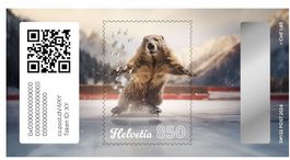 Swiss Crypto Stamp 4.0 - Basic Edition - ID:16 Schlittschuh