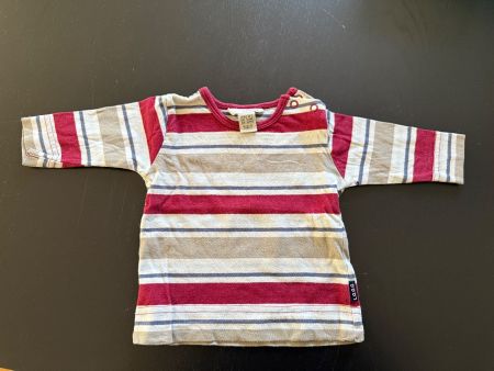 Baby-Shirt von L.O.G.G., Grösse 68, Langarm, Gestreift