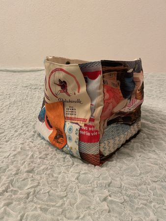 Sac Maron Bouillie vintage, parfait pour le printemps !