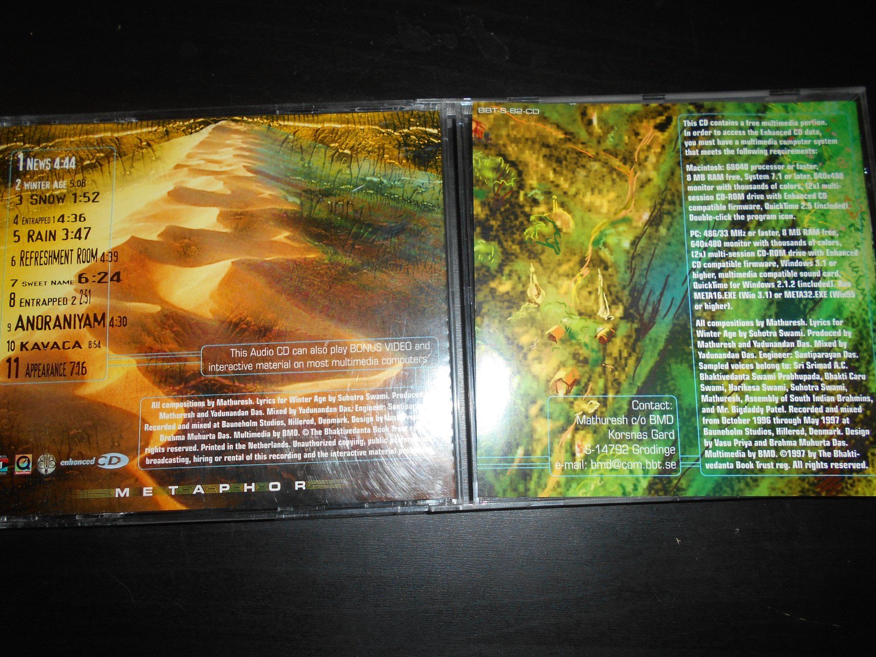 CD: Mathuresh – Metaphor / 1997 – Usato da Aarberg venduto da witchhunter01 1