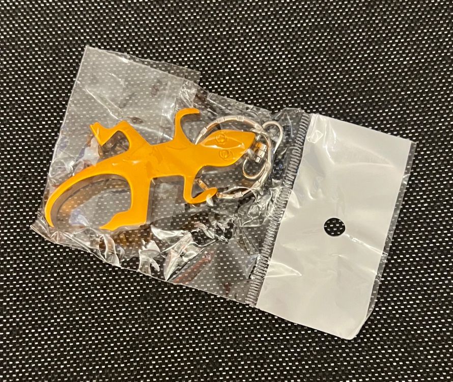 KREATIONS Gecko Schlüsselanhänger - Realistisches Reptil Design Für Auto & Schlüssel