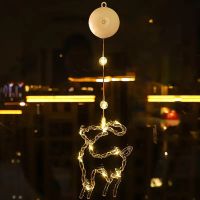LED Elch Weihnachten Deko Licht Batteriebetrieben