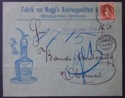 illustr. Brief 'Maggi' vom 15.XI.1895
