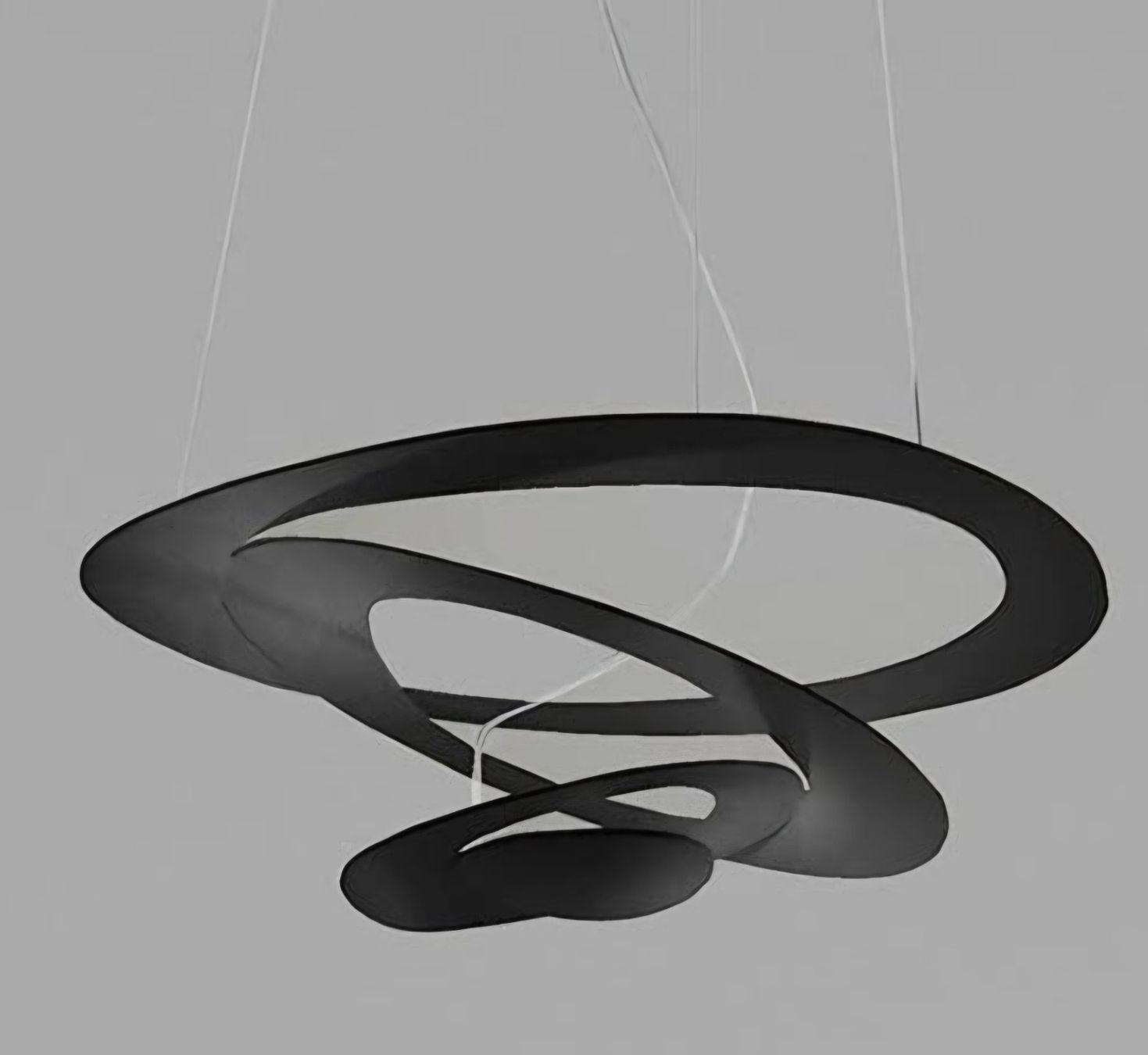 Rarität: Pendelleuchte Pirce in schwarz von Artemide (Neu (gemäss ...