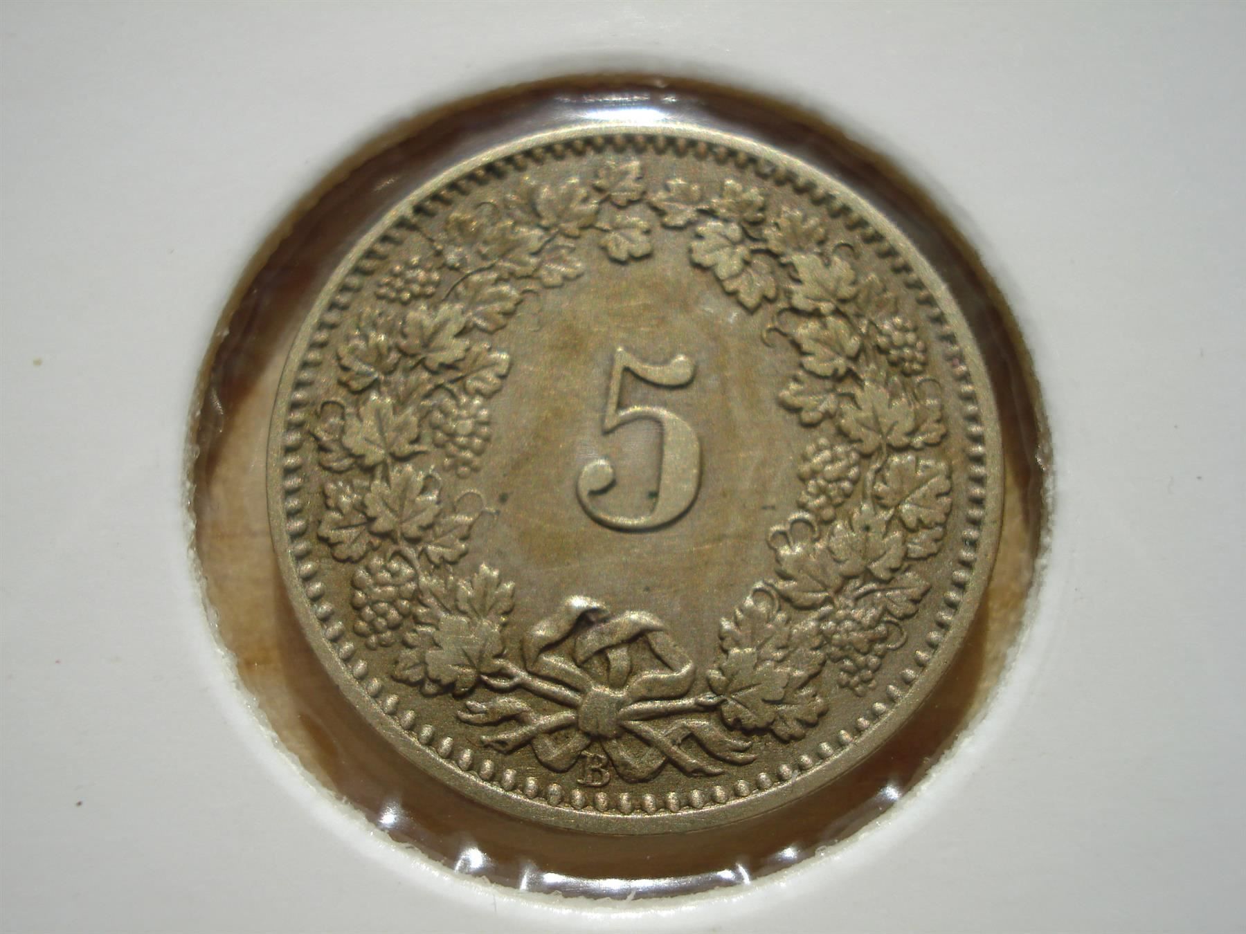 Tutti le monete: (203)  5 Rappen 1874 – Usato da Erlach venduto da Net-Coins 2