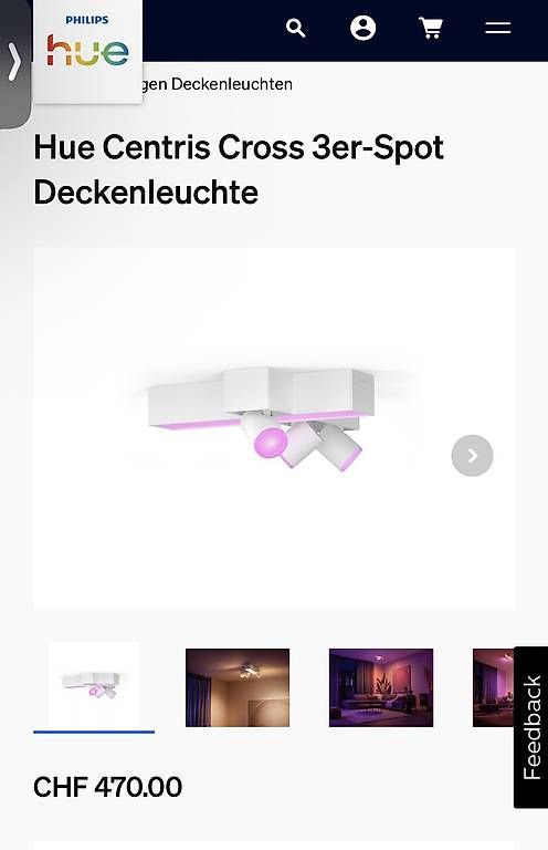 Philips Lampadari & plafoniere: Philips Hue Centris + Surimu – Usato da Luzern venduto da Niyzuh 1