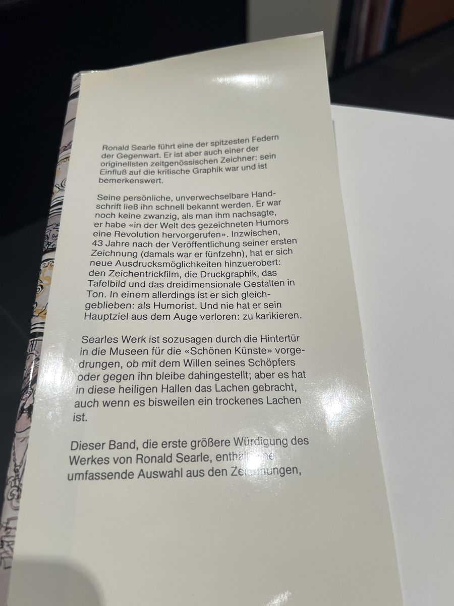 Bücher: Roland Searle, Würdigung – Gebraucht aus Bonaduz von Malves10 1
