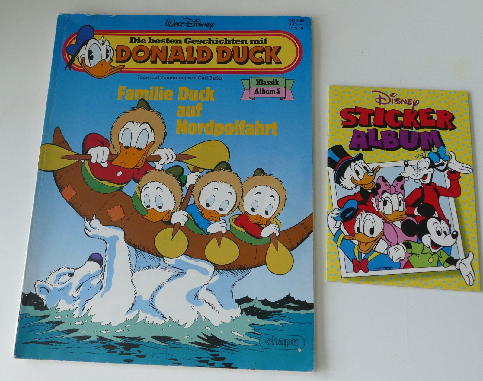 Comics: 8 Disney Donald Duck Comics und Stickeralbum – Gebraucht aus Dietlikon von kes_j6d7 2