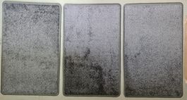 3 Stk. Türvorlege Fussmatte Eingangsteppich 80x50cm