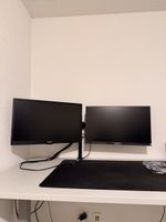 2x Philips 24” Full HD Monitore inkl. Dual-Monitorhalter