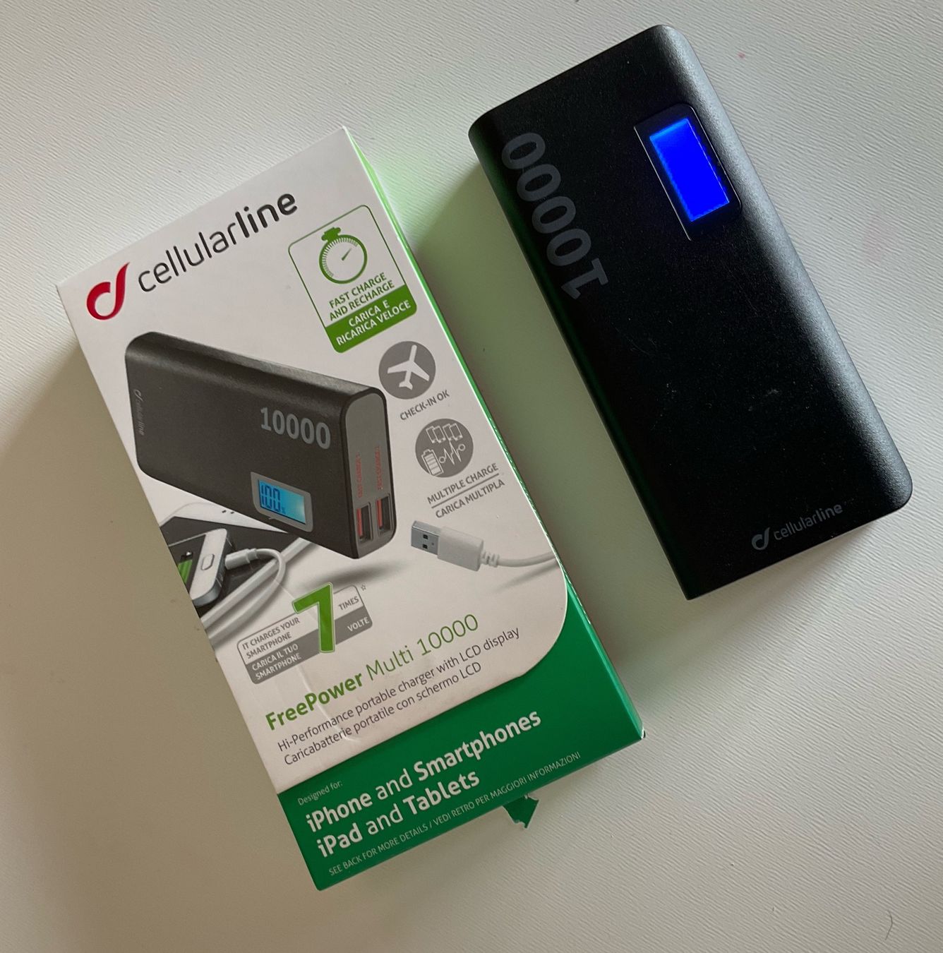 Batterie: Cellularline Powerbank 10000mAh – Nuovo e nell'imballaggio originale da Zürich venduto da dee_75my