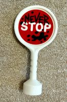 Lego Duplo Sign 'GO FOR IT' and 'NEVER STOP - 41759pb01
