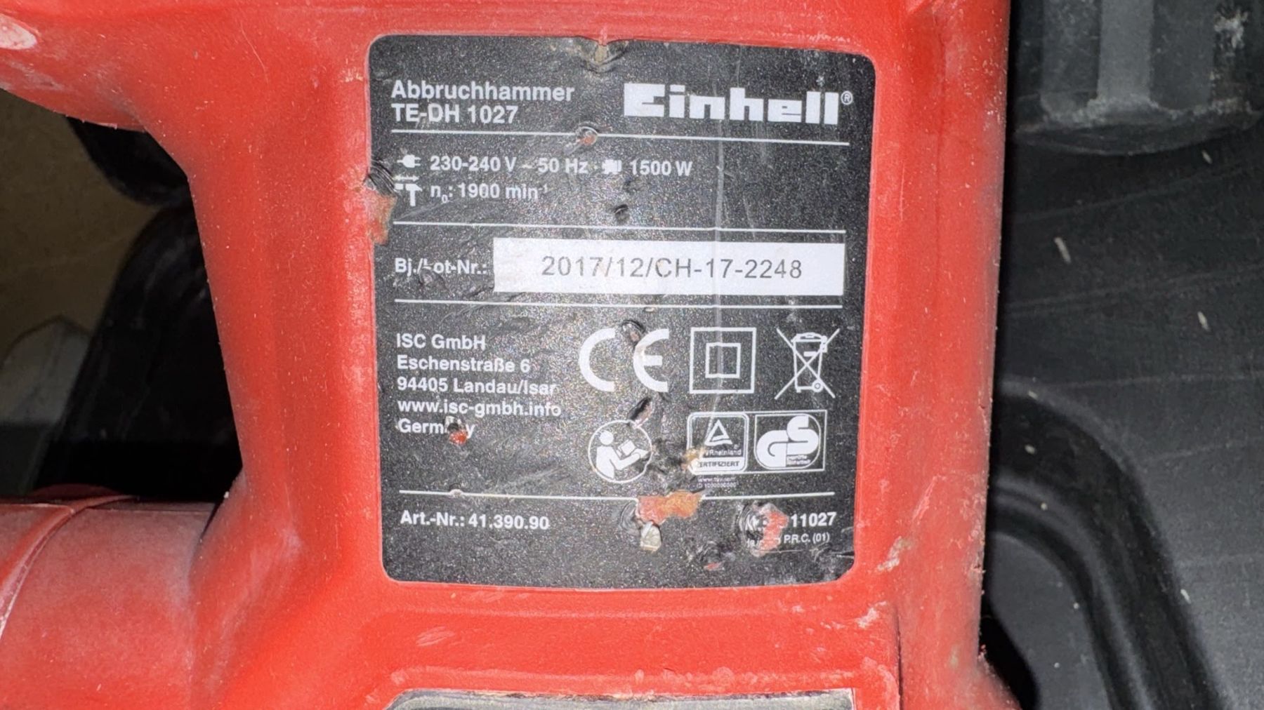 Einhell Bohrmaschinen: Borhammer Einhell TE-DH 1027 – Gebraucht aus Beringen von Maka1990 1
