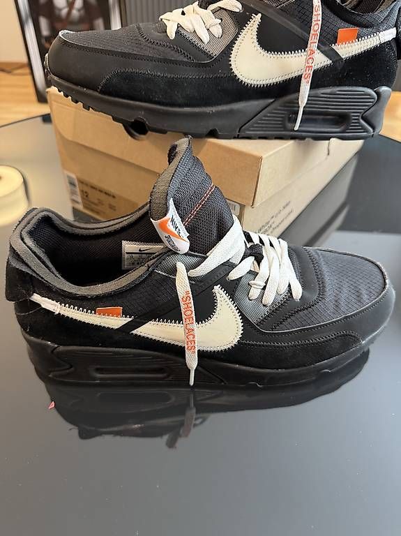 Scarpe da uomo: Nike Air Max 90 Off White Black US 12 – Usato da Luzern venduto da YvesX 1