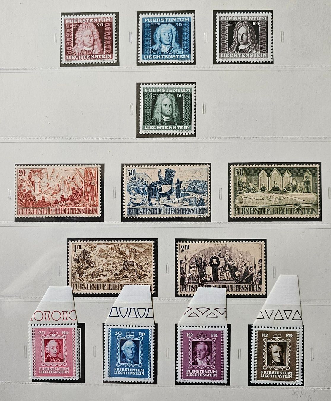 Tutti i francobolli: FL 162-174 ! POSTFRISCH ! KAT 86.-- ! – Nuovo (secondo la descrizione) da Rombach venduto da Kunstmarkart