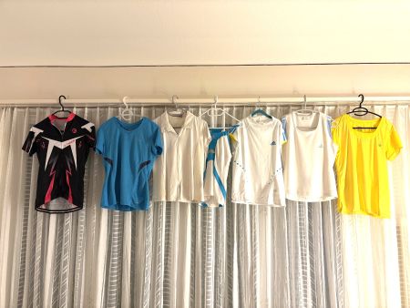 Sport-, Fahrrad und Tennistrikot - 7 Stück Gr. M/L für Damen