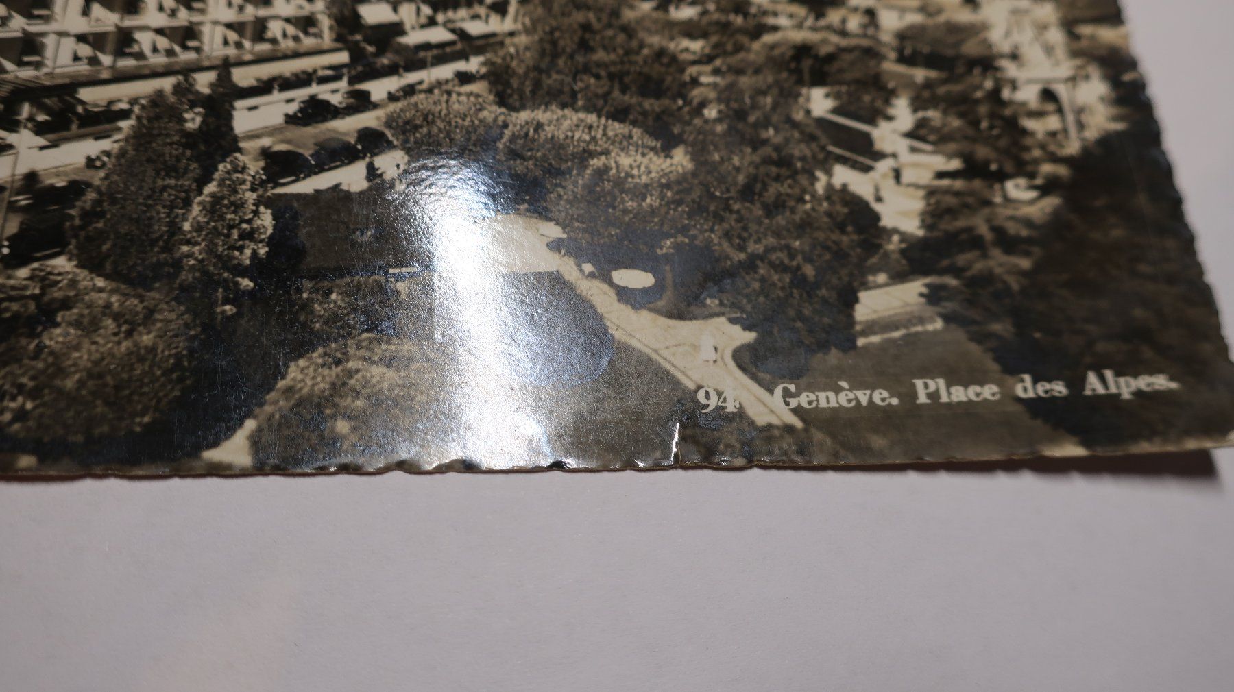 Cartoline postali: Genève Place des Alpes 1947 – Usato da Cormoret venduto da Pascalll2001 2