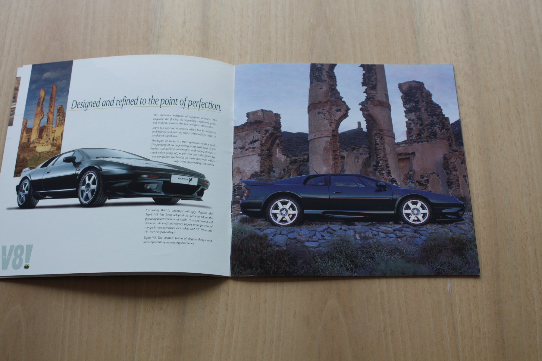 Lotus Documenti: Lotus Esprit V8 Prospekt – Usato da Wikon venduto da erwin400 2