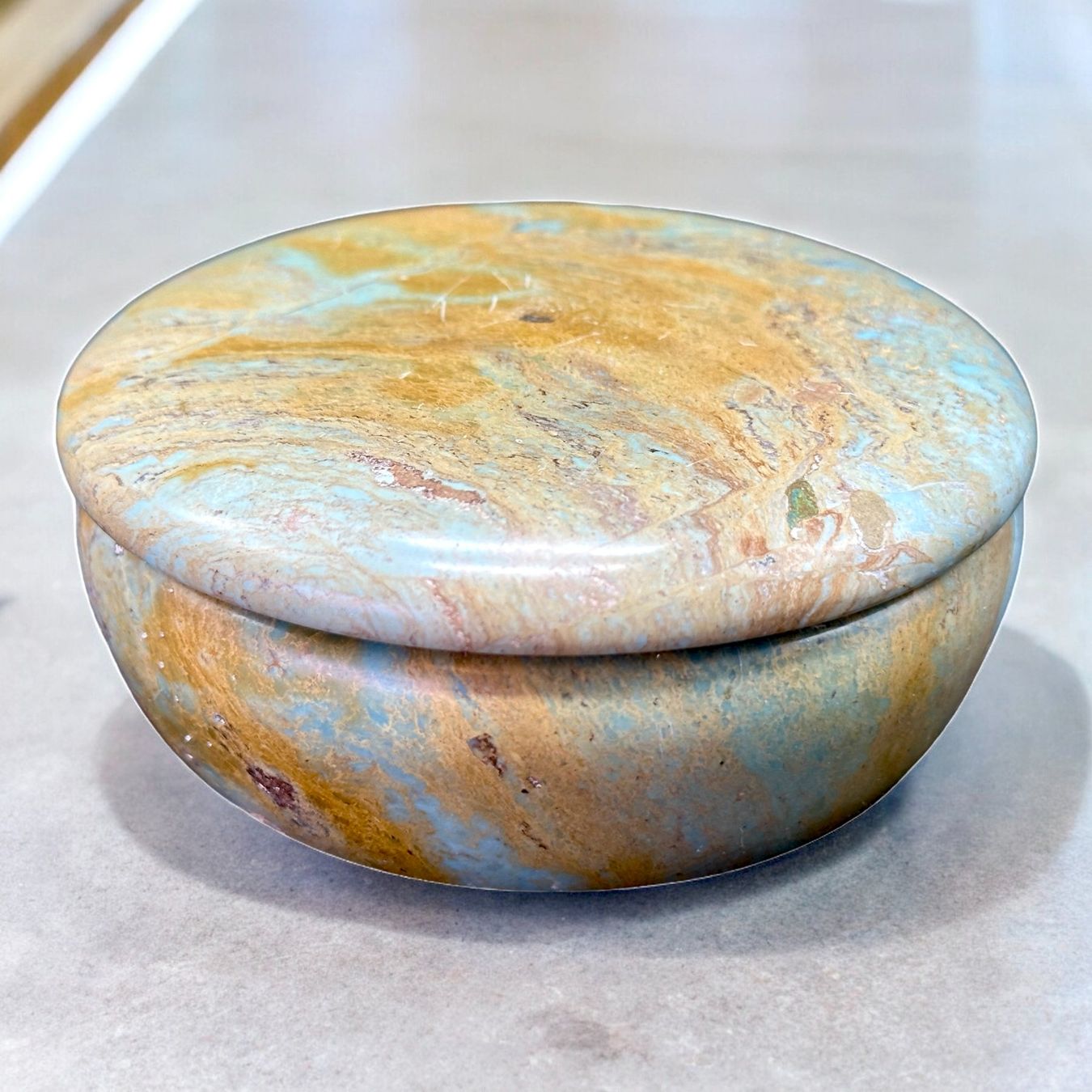 Schmuckkästen: Superbe boîte à bijoux en Jaspe polychrome naturel – Gebraucht aus Morges von mod_q7tt