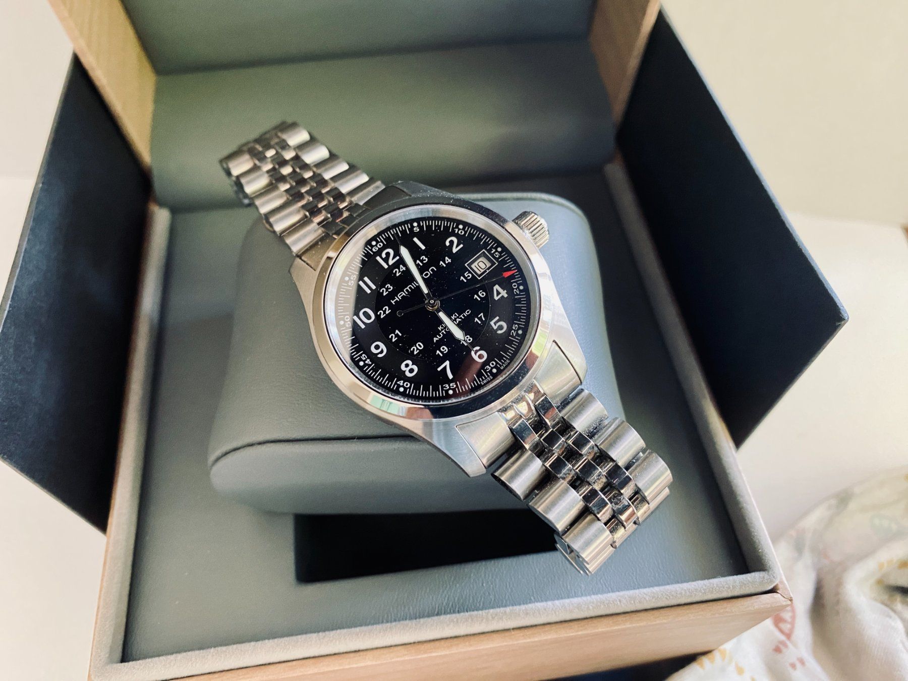 Hamilton Montres: Hamilton Khaki Field Automatic – D'occasion à Genthod par Bid-one