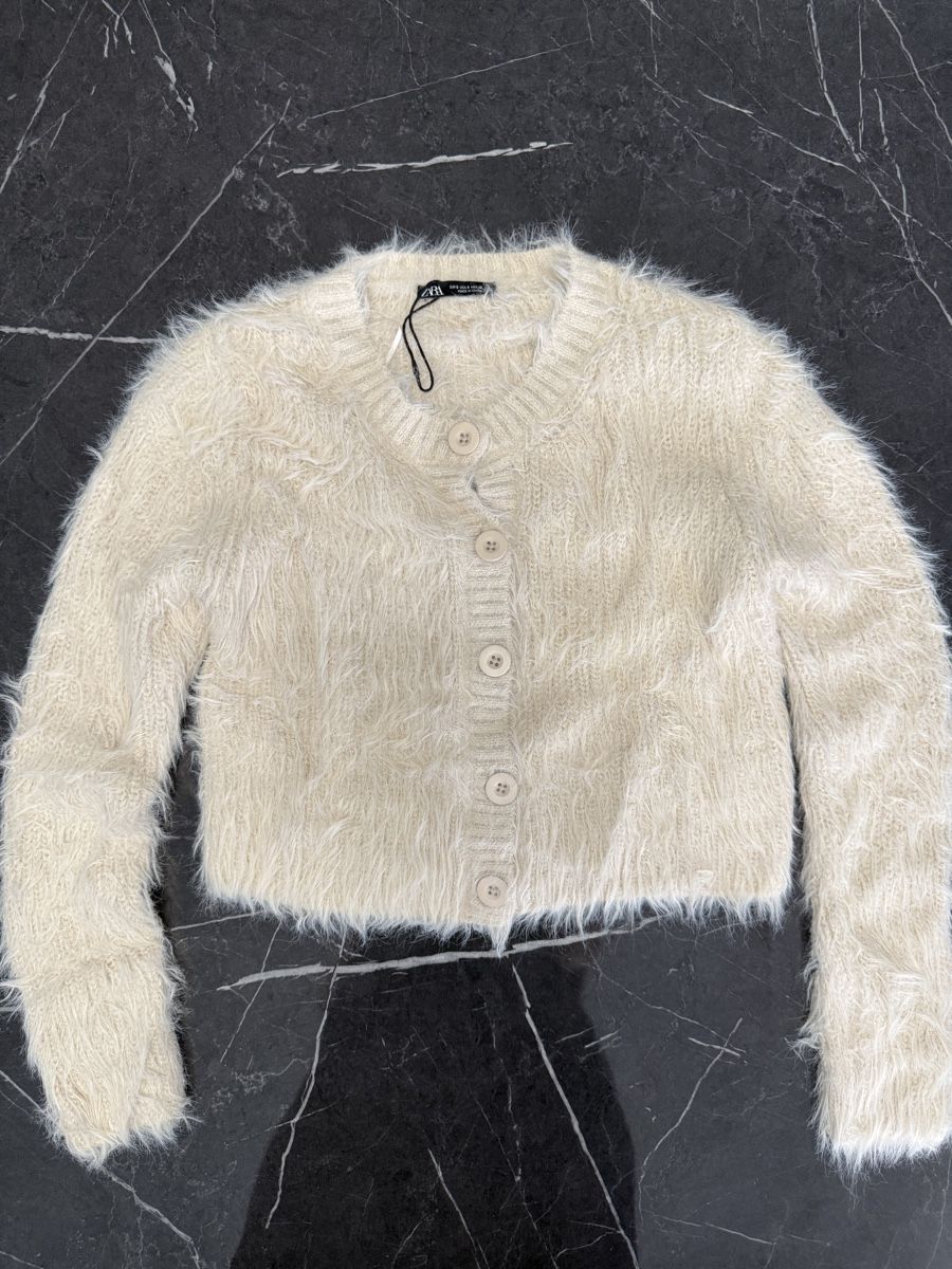 Zara Maglioni & Felpe: ZARA Damen Strickjacke Cream Grösse S  – Nuovo (secondo la descrizione) da Winterthur venduto da fij_f65r 1