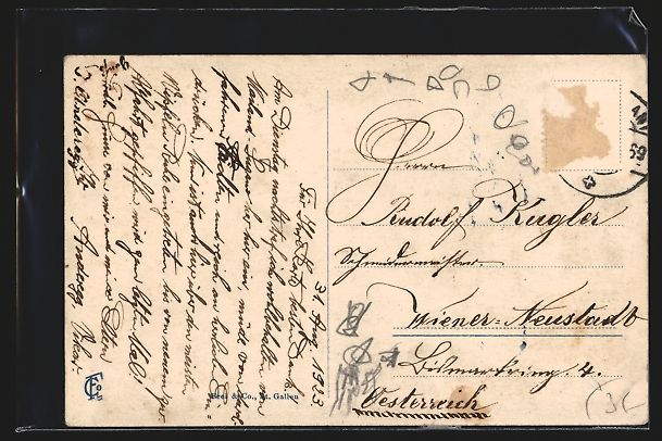 Cartoline postali: AK Lichtensteig, Ortspartie mit Kirche – Usato da Berlin venduto da bartko-reher 1