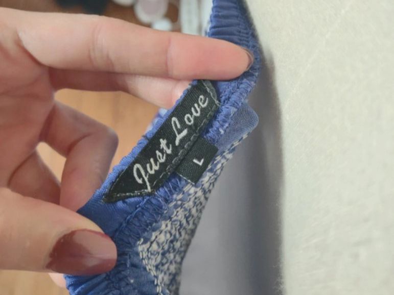 Vestiti: Robe d'été imprimée Just Love bleu taille L – Usato da Gasel venduto da any_zyw8 2