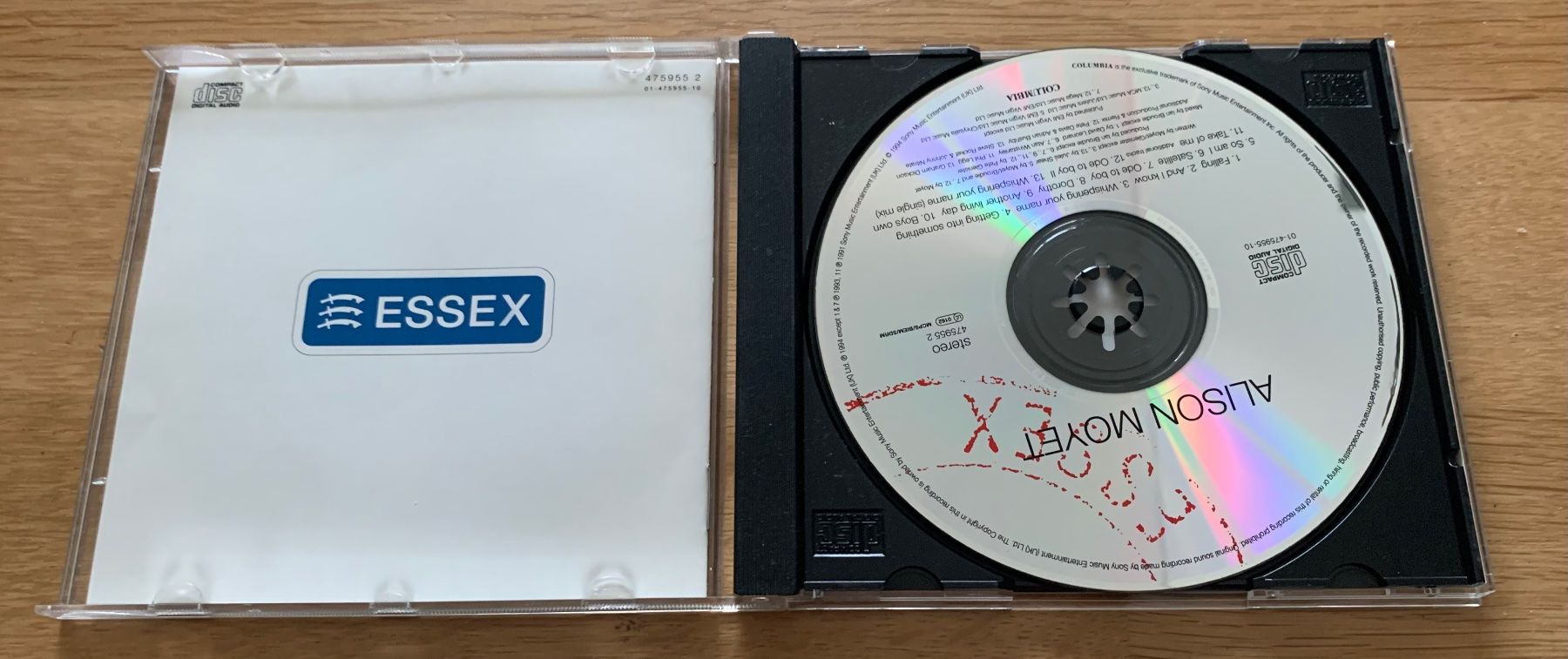 CD: Alison Moyet Essex – Usato da Zürich venduto da Fieber 1