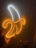 Bananen Lampe LED, Deko für Kinderzimmer - Neuwertig! (57)