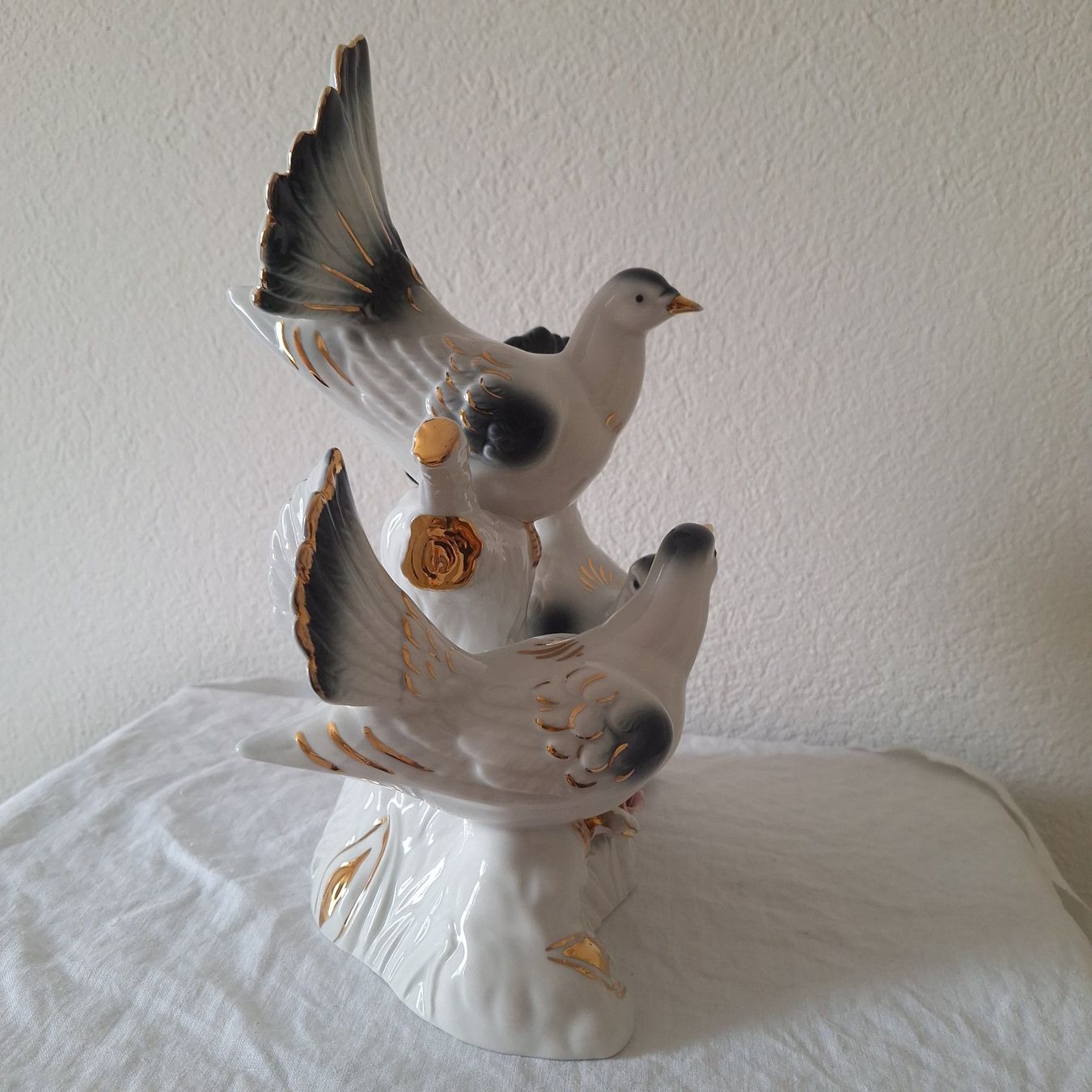 Tutte le decorazioni: Vintage 2 Tauben Dekoration – Usato da Winterthur venduto da Goldpipau 2