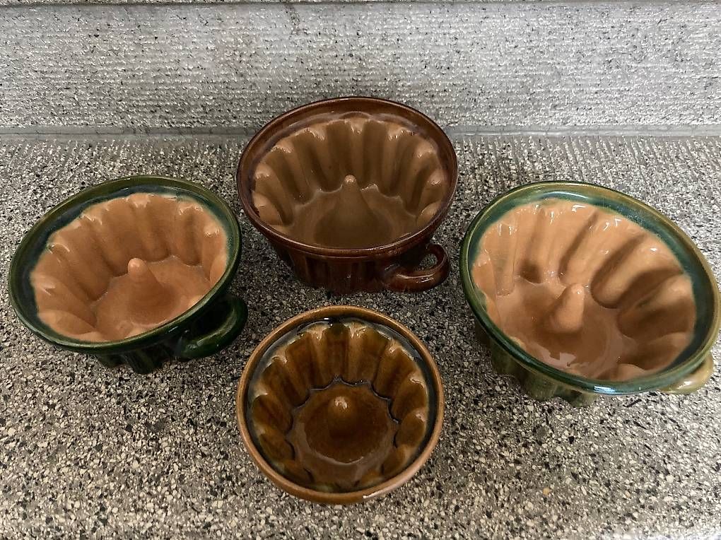 Teglie da forno: KUCHEN-/AUFLAUFFORMEN 4X VINTAGE – Usato da Zürich venduto da Bobesch73 1