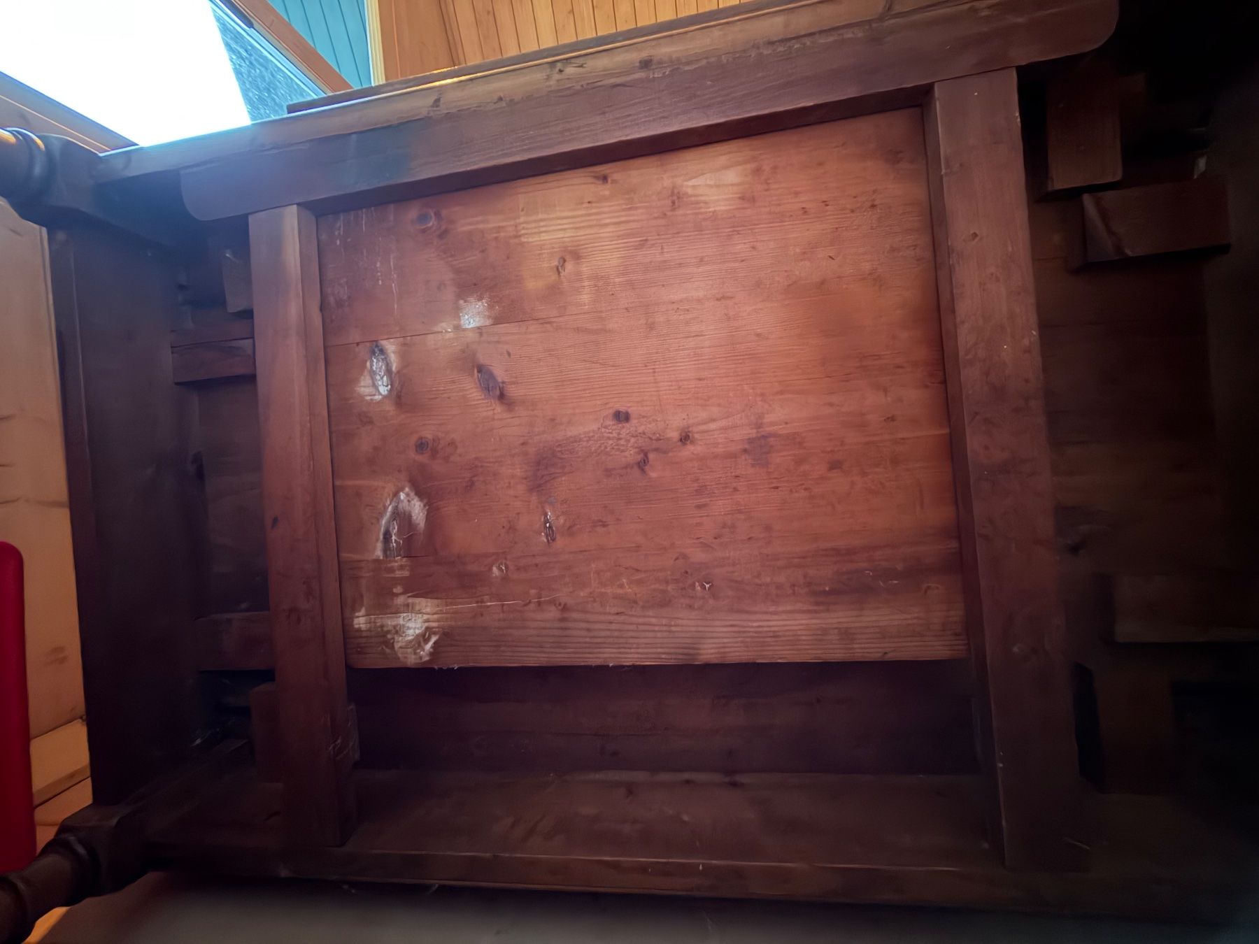 Tische: Biedermeier Tisch Nussbaum massiv – Gebraucht aus Bergdietikon von ulr_r9x5 7