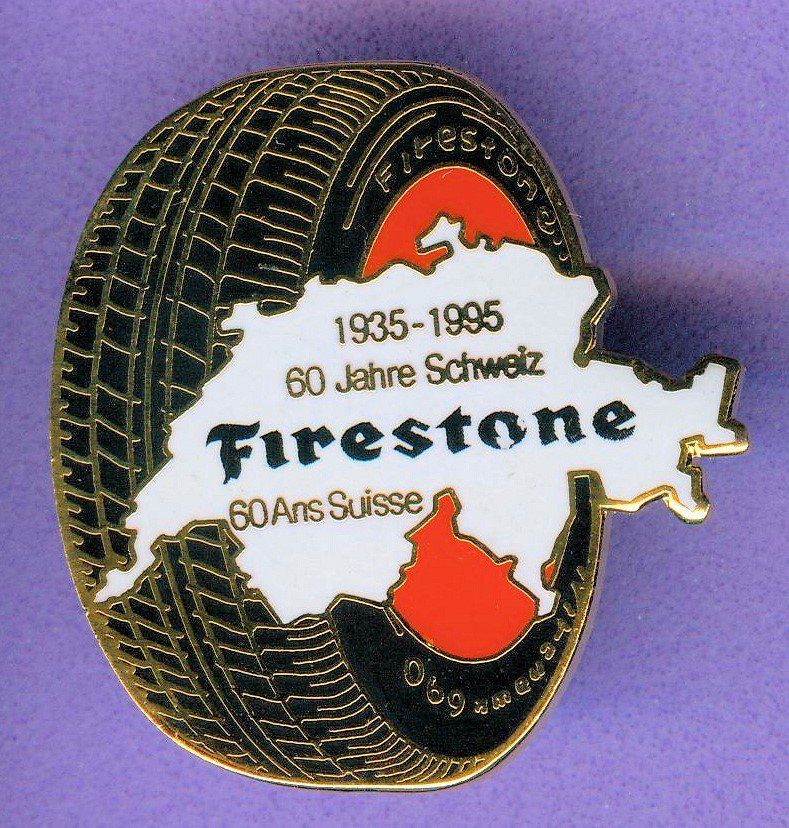 Placchette & Badge: Firestone  Pneu  1935 - 1995 Schweiz – Usato da Winterthur venduto da Sammleroase