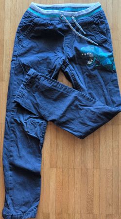 Kinder Thermo Hosen blau Dino Print Grösse 134 gebraucht