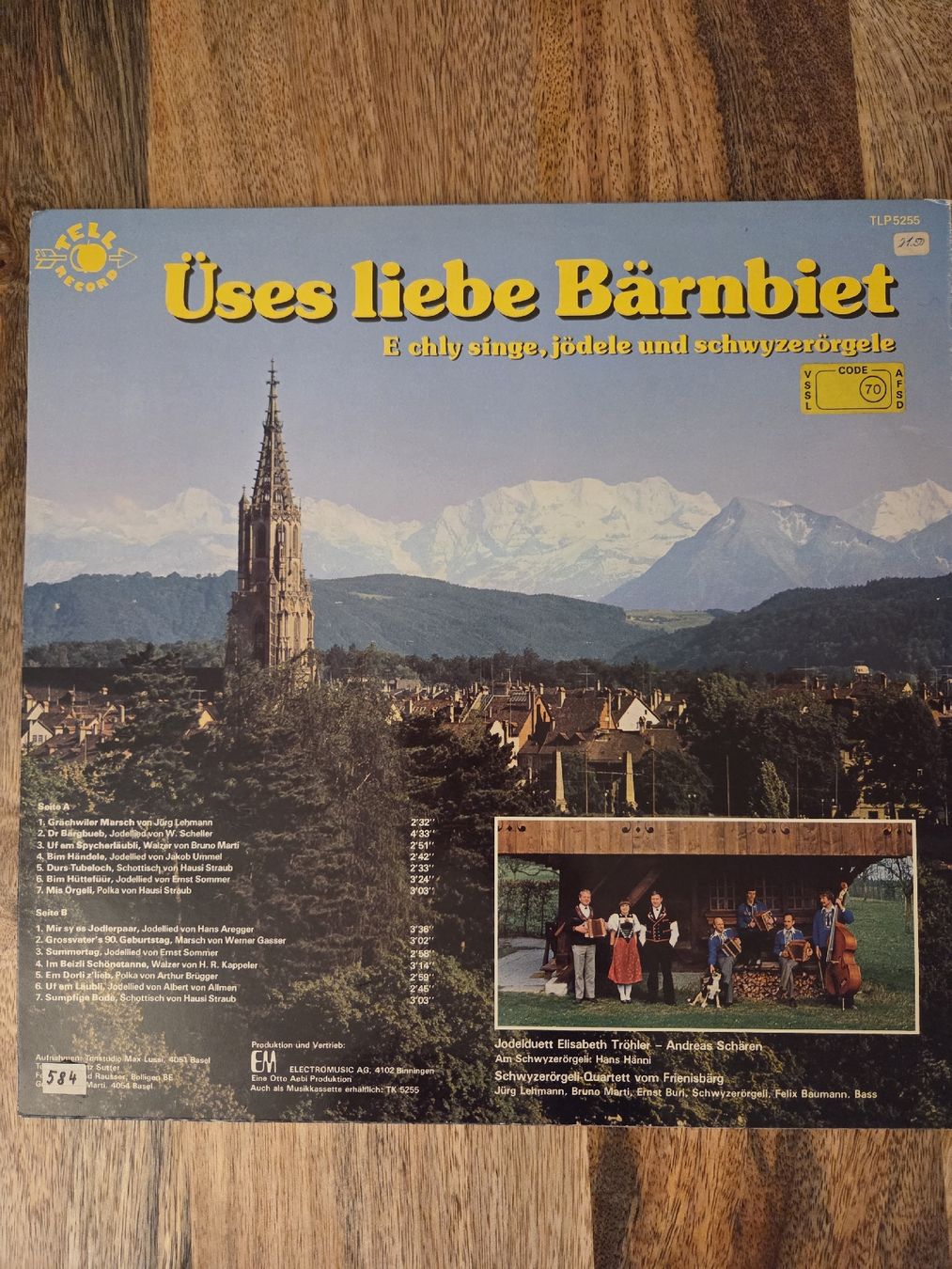 Dischi in vinile: Üses Liebs Bärnbiet - Jodelduett + Schwyzerörgeli Quartett – Usato da Jegenstorf venduto da AloeVera19 1