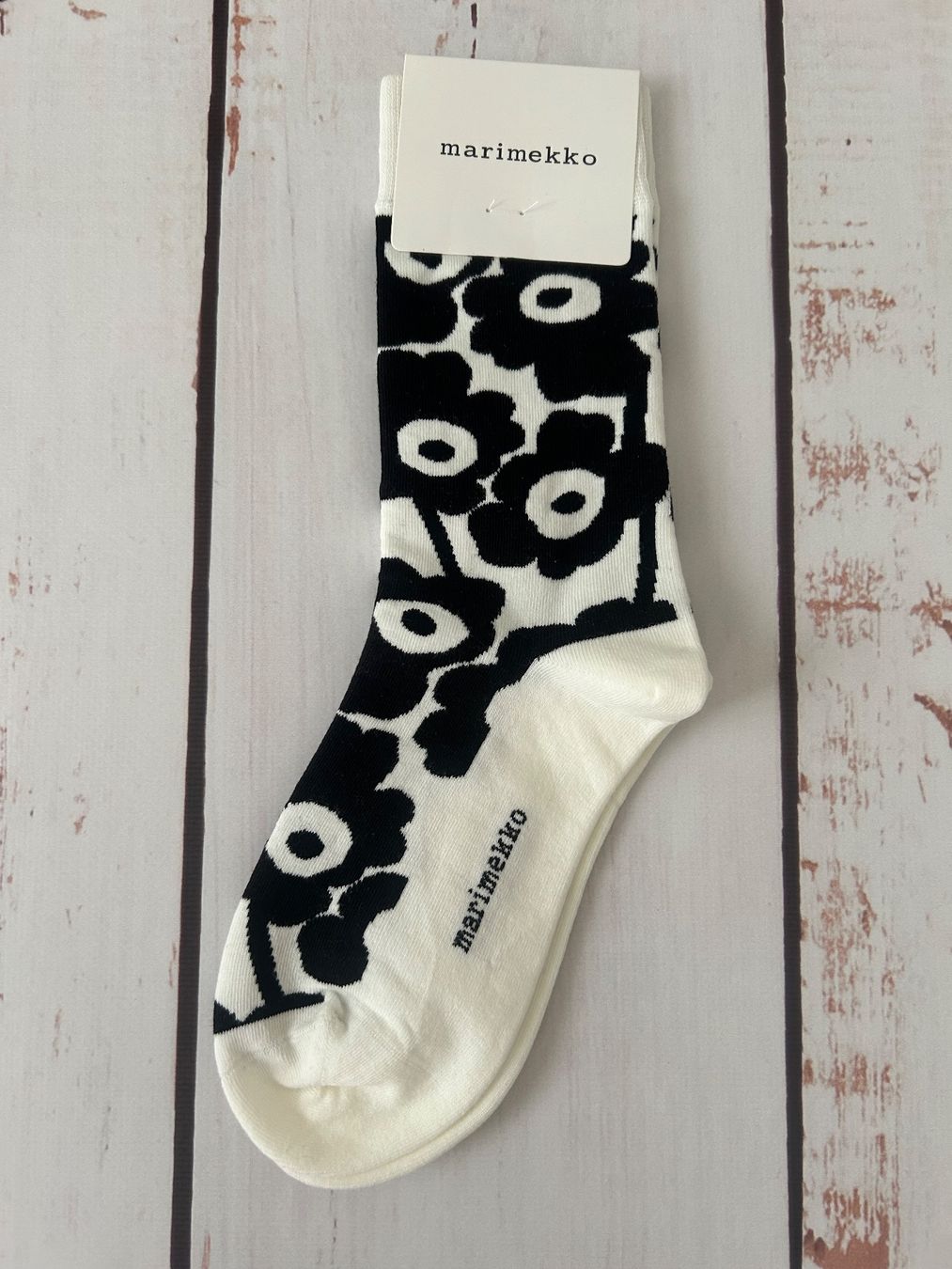 Calze: Marimekko socks pop-up flower print – Nuovo e nell'imballaggio originale da Zürich venduto da Ferienan 5
