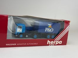 HR- Herpa Volvo Container Auflieger P&O