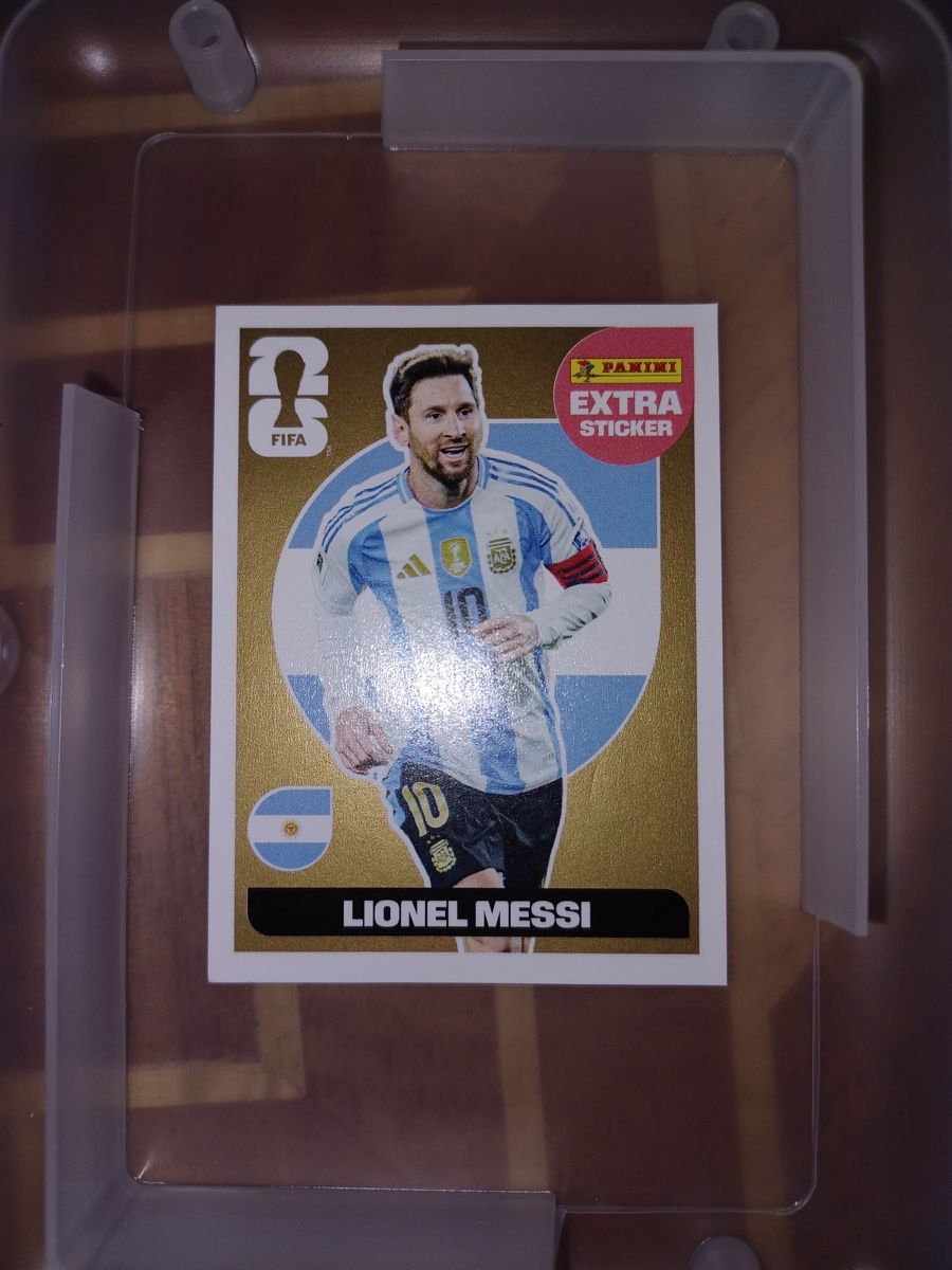 Panini Carte collezionabili: FIFA World Cup 2026 Extra Stickers Messi Gold – Nuovo (secondo la descrizione) da Kräiligen venduto da waleb22 4