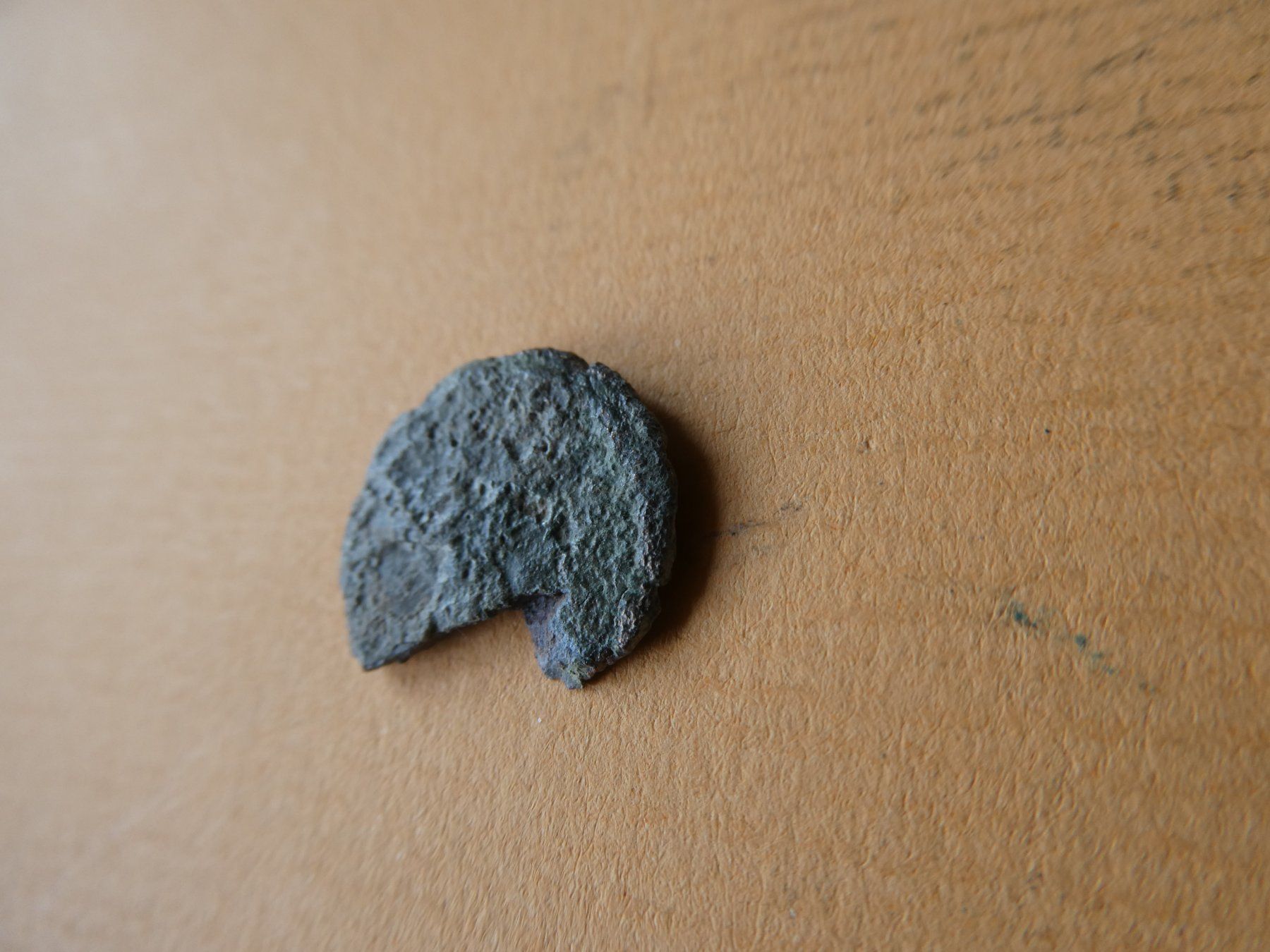 Alle Münzen: uralte Bronzemünze 16 mm     1.49 g – Gebraucht aus Hinterforst von Rohusri 1
