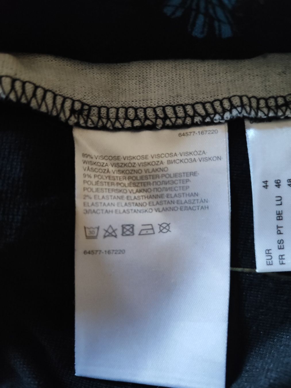 Kleider: sommerkleid Schwarz mit Blumenmuster vorne  – Gebraucht aus Madiswil von marmotte63 2