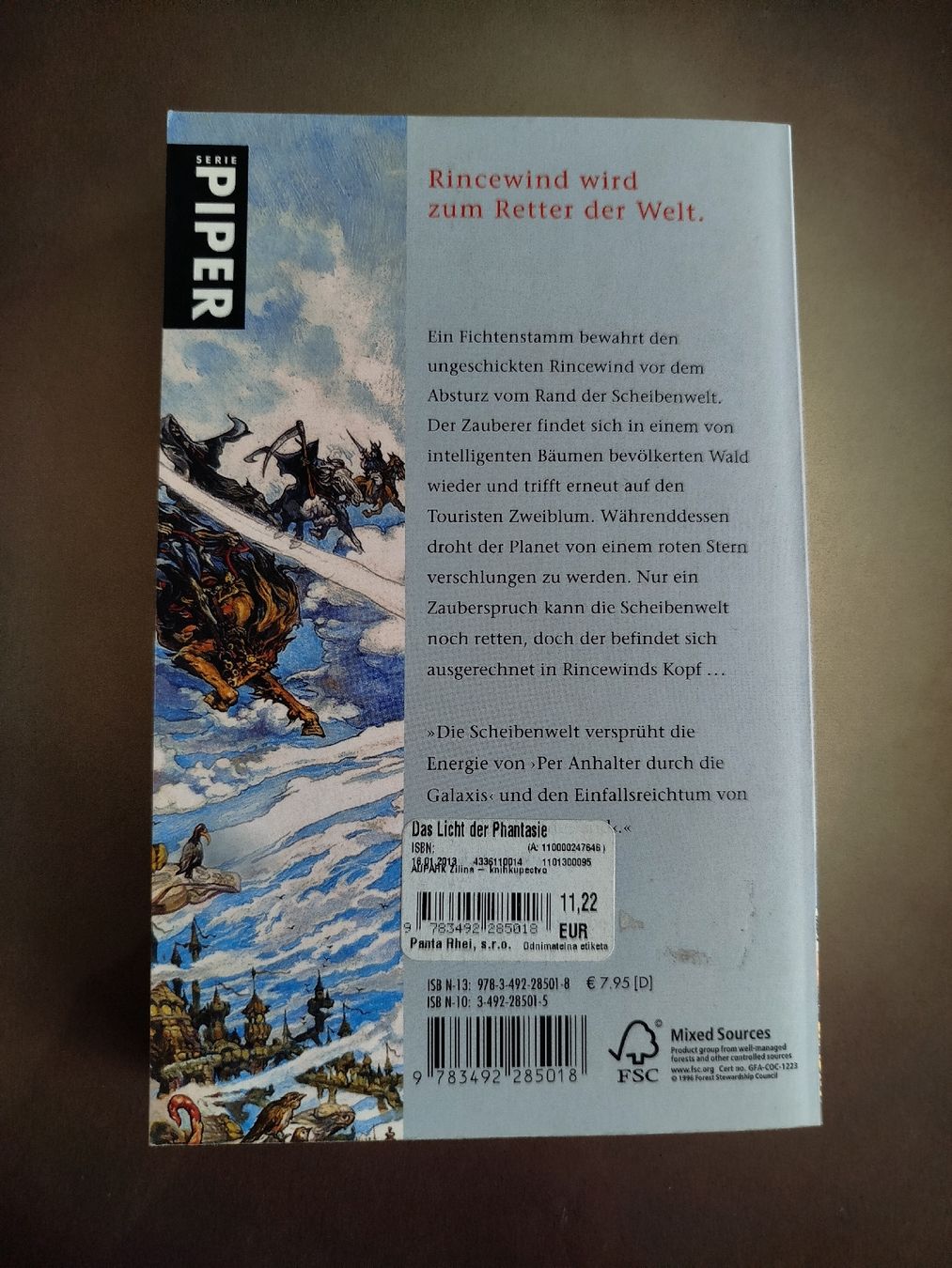 Libri: Das Licht der Phantasie - Terry Pratchett - Scheibenwelt – Usato da St. Gallen venduto da jbu_ns6v 2
