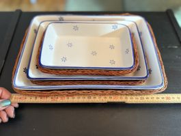 Lot de 3 plats, apéritif