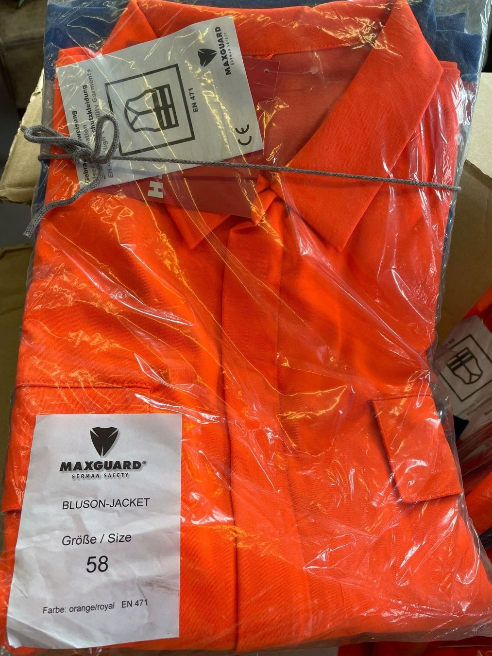 Jacken: Warnschutzjacke/Marke Maxguard/Gr. 58/Neu/OVP – Neu und originalverpackt aus Volketswil von rubin74 2