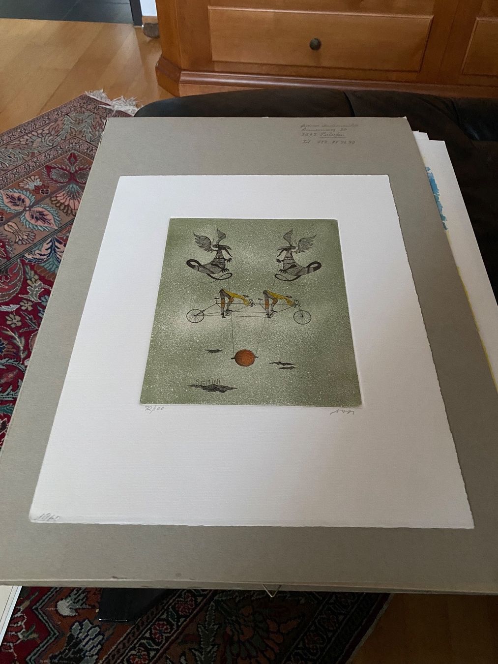 Grafica & Litografie: Ossi Czinner  Radierung – Usato da Münchwilen TG venduto da Mercurius63